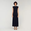 Azalea Draped Maxi Dress Black