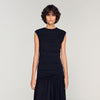 Azalea Draped Maxi Dress Black