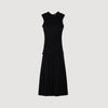 Azalea Draped Maxi Dress Black