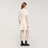 Gisele Pointelle Knit Short Dress ECRU