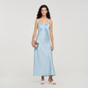 Cinderella Satin-Effect Maxi Dress Blue Sky