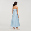Cinderella Satin-Effect Maxi Dress Blue Sky