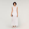 Poetique Crepon Maxi Dress White