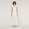 Poetique Crepon Maxi Dress White