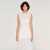 Poetique Crepon Maxi Dress White