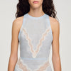 Nathalie Maxi Dress With Lace Details CIEL / BLANC