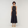 Rhinestone Maxi Dress Black