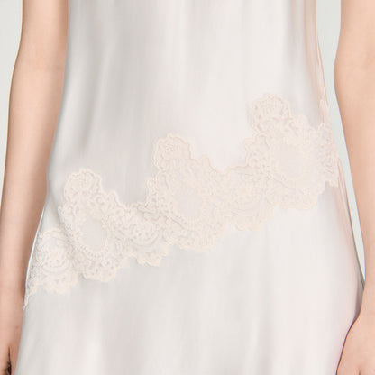 Alva  Silhouette Dress Ecru