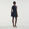 Santaluna Short dress with jewel detail Black