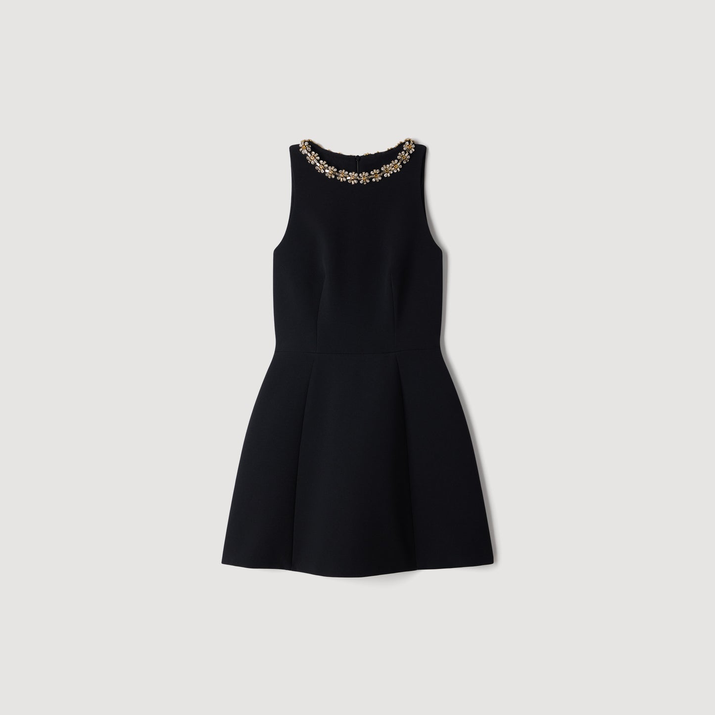 Santaluna Short dress with jewel detail Black