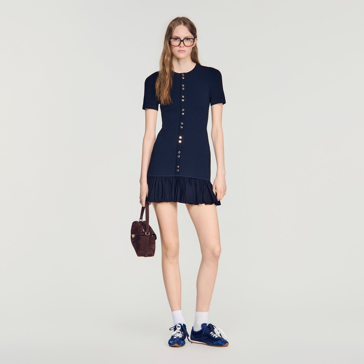 Keira  Structured Dress Midnight Blue