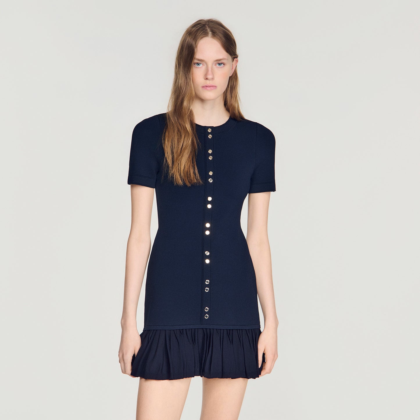Keira  Structured Dress Midnight Blue