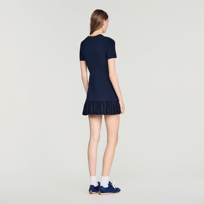 Keira  Structured Dress Midnight Blue