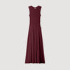 Samantha Pointelle knit maxi dress Bordeaux