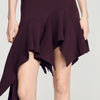 Biancona Asymmetric knit dress Brown