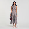 Maira Daisy print maxi dress Brown