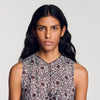 Maira Daisy print maxi dress Brown