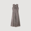 Maira Daisy print maxi dress Brown
