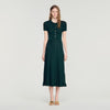 Orianne Pointelle knit maxi dress Green