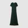 Orianne Pointelle knit maxi dress Green