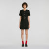 Palace 2-in-1 tweed dress Black