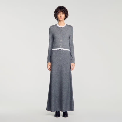 Henrietta 2-in-1 maxi dress Grey