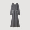 Henrietta 2-in-1 maxi dress Grey