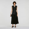 Eleonore 2-in-1 wraparound maxi dress Black