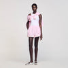 Titti Rhinestone Striped Shorts Pink