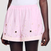 Titti Rhinestone Striped Shorts Pink