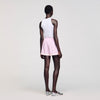 Titti Rhinestone Striped Shorts Pink
