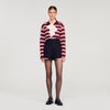 Servane Tailored Flounced Shorts Black