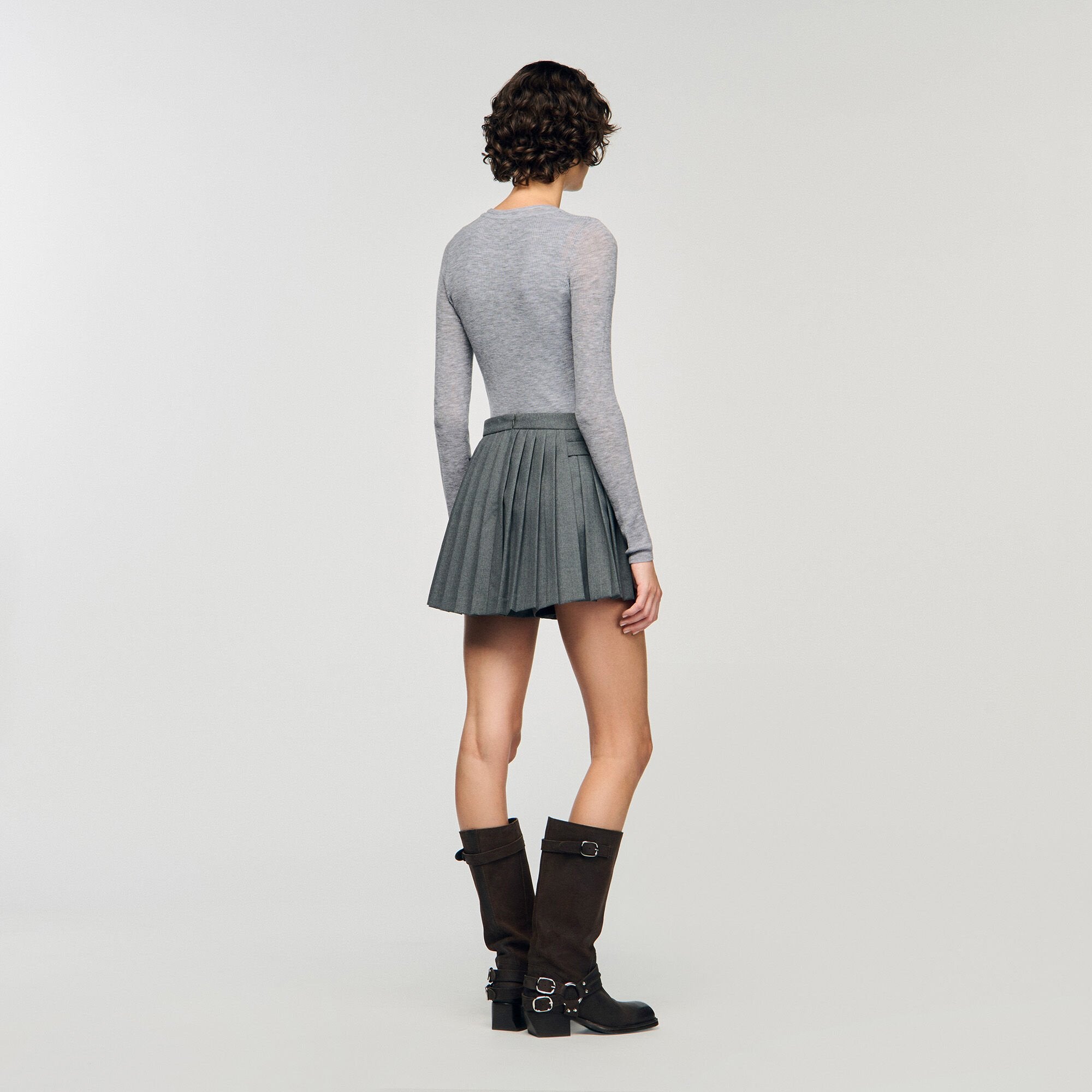 Jocker Pleated Skort Grey