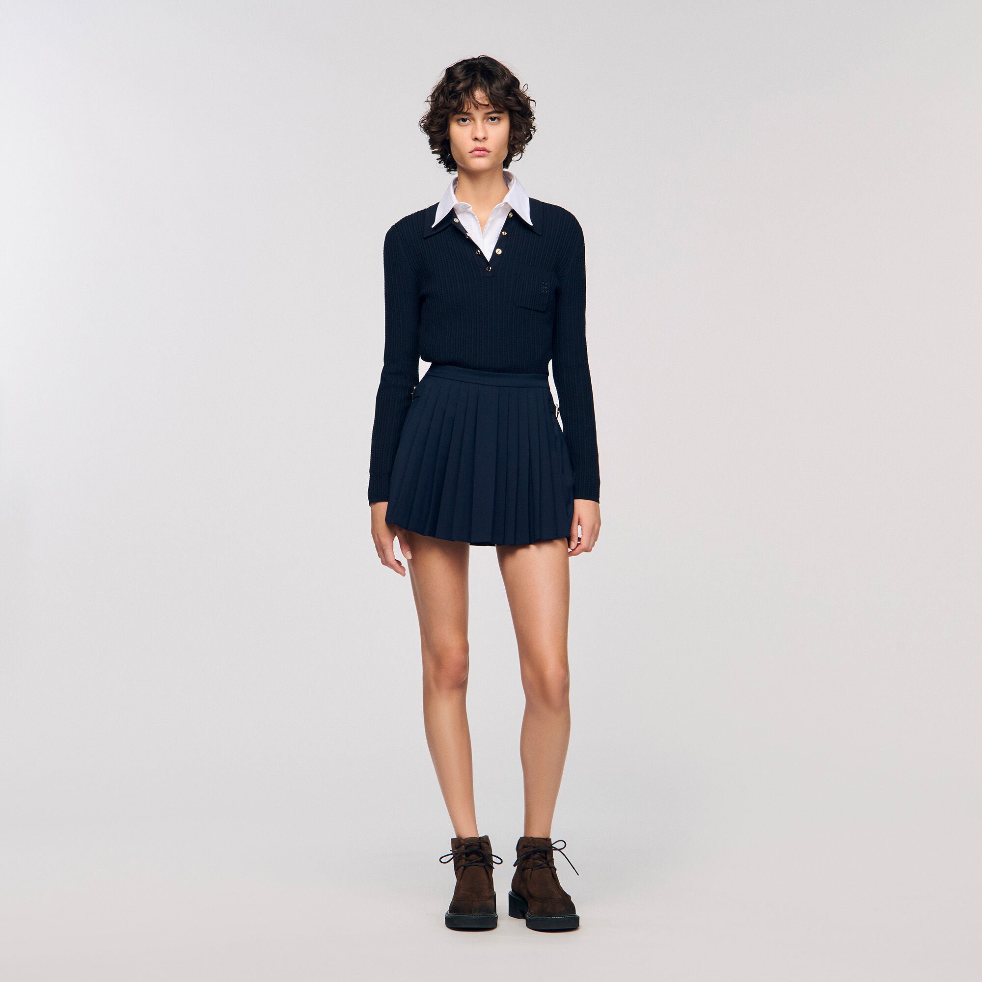 Jocker Pleated Skort Navy Blue