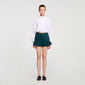 Bambin Ruffled Shorts Bottle Green