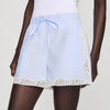 Gaianne Lace Detail Shorts Sky Blue