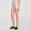 Miloe Diamond-Pattern Knit Shorts Grey