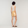 Denim Shorts Beige
