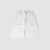 Achille Washed Denim Bermuda Shorts Light Blue Jean