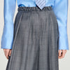 Nathan Check wool shorts Dark Grey