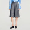 Nathan Check wool shorts Dark Grey