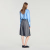 Nathan Check wool shorts Dark Grey