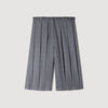 Nathan Check wool shorts Dark Grey
