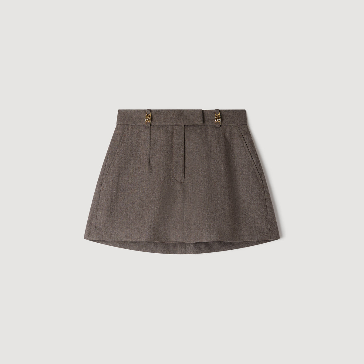 Jimmy Wool skort Greige