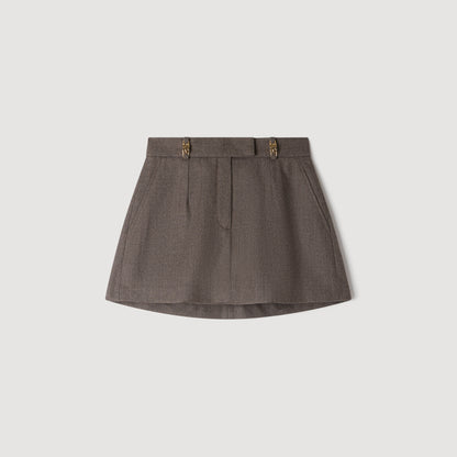 Jimmy Wool skort Greige