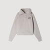 Avery Embroidered Split Neck Sweatshirt Grey