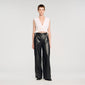 Anatole Ruffled Crop Top Ecru