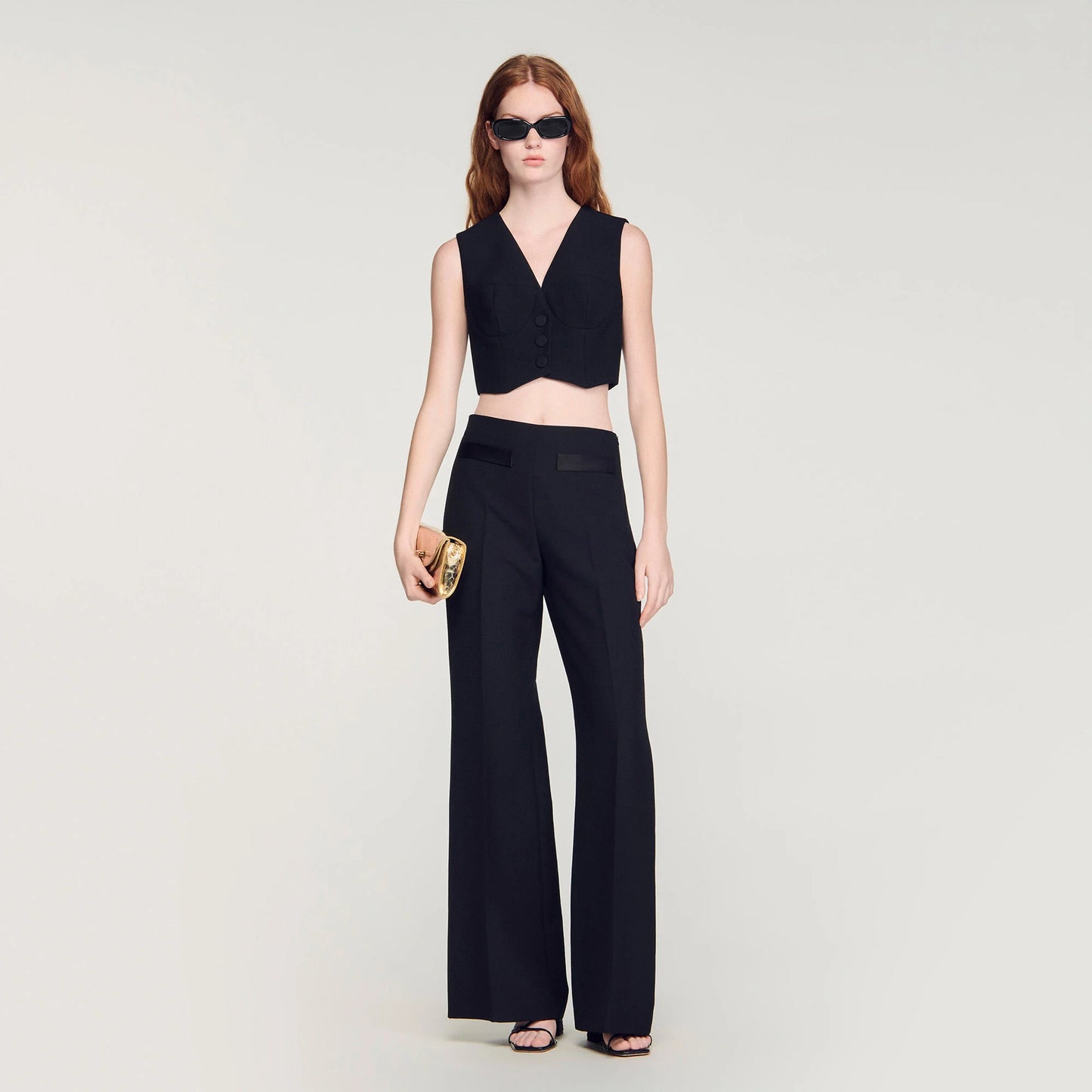 Asteriane Cropped Jacket Black