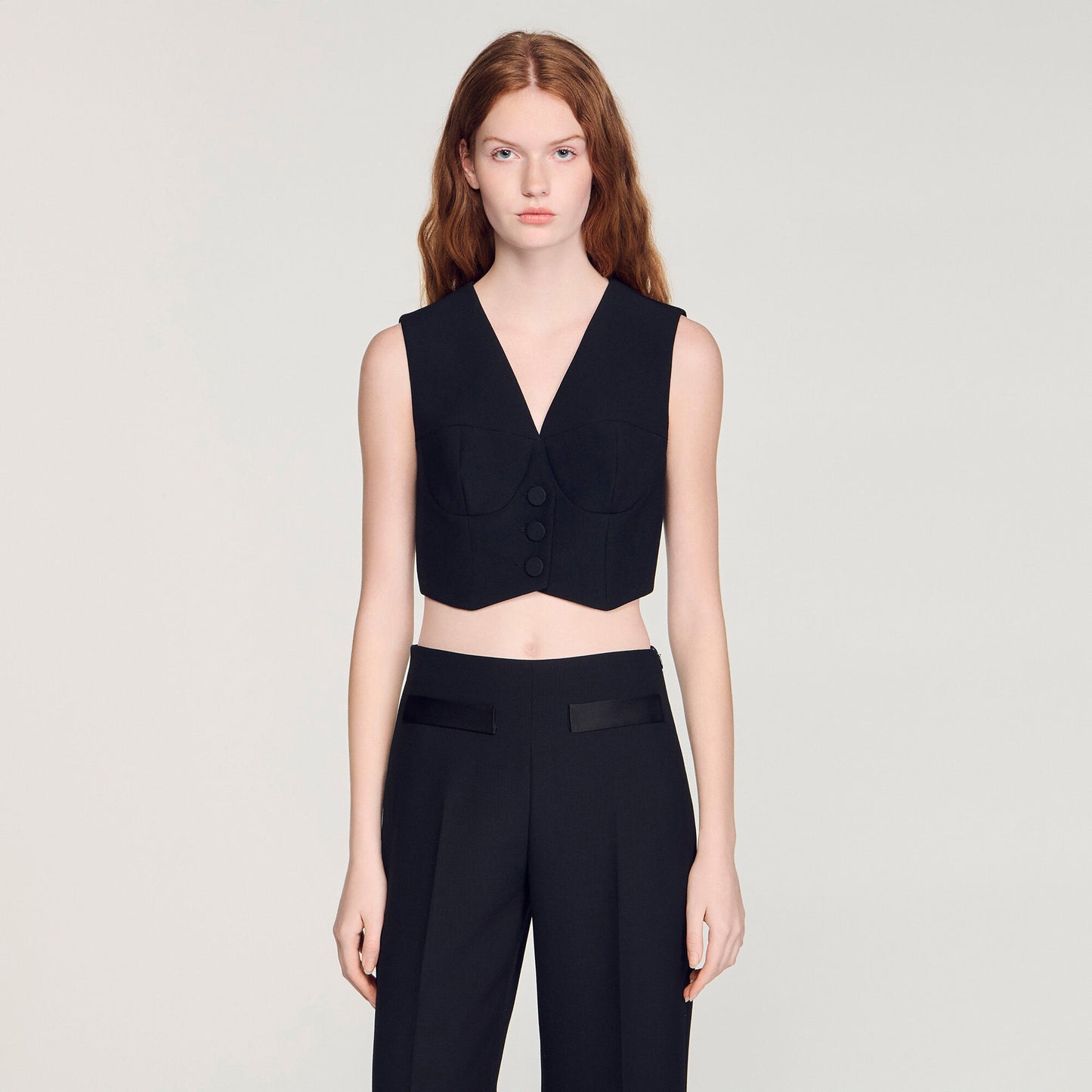 Asteriane Cropped Jacket Black