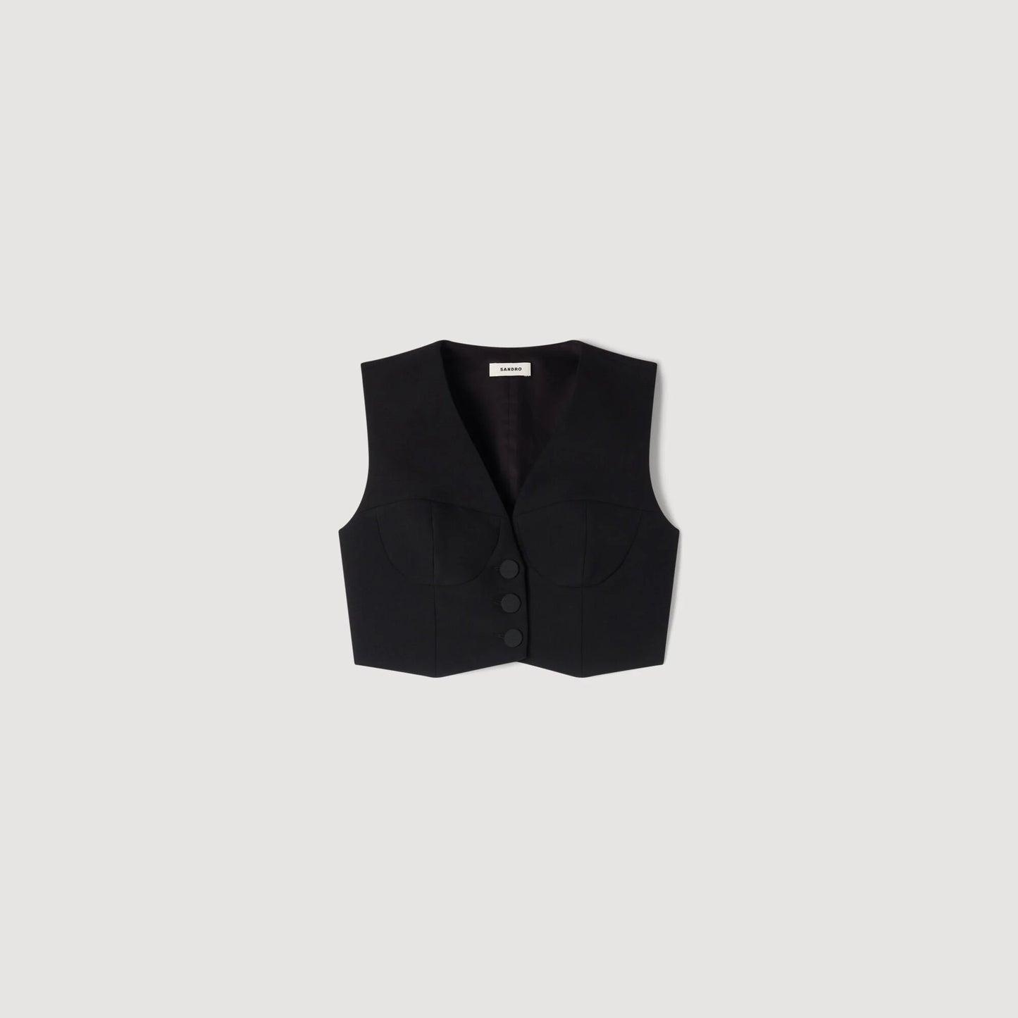 Asteriane Cropped Jacket Black